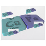 Cafe as Ca Calcium and Fe Iron letterhead