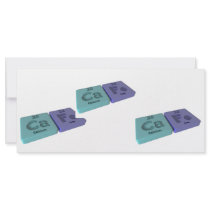 Cafe as Ca Calcium and Fe Iron Rack Card Design