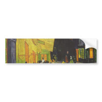 Cafe at Night by Vincent Van Gogh Bumper Stickers