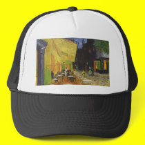 Cafe at Night by Vincent Van Gogh hats by rahulbiswas Cafe at Night by Vincent Van Gogh hats