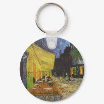 Cafe at Night by Vincent Van Gogh keychains by rahulbiswas Cafe at Night by Vincent Van Gogh keychains