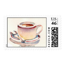 Cafe au lait by ParisBreakfast.com postage