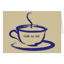 Cafe Au Lait Note Cards