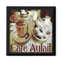 Cafe Aulait, New Orleans Coffee magnets