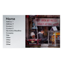 Cafe - Clinton, NJ - The luncheonette Business Cards
