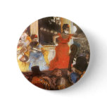 Cafe Concert at Les Ambassadeurs by Edgar Degas Pinback Button