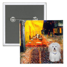 Cafe - Coton de Tulear 4b Pin