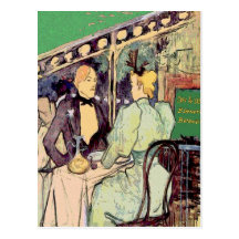 Cafe Du Monde Vintage Style Postcard