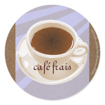 Café frais stickers by Customizables Café frais stickers