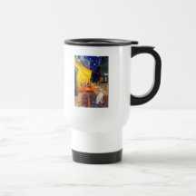Cafe -Italian Greyhound 5 Coffee Mugs