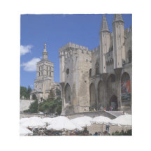 Cafe, Le Palais des Papes, Avignon, Vaucluse, Notepads