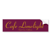 Cafe Limelight Sticker Bumper Stickers