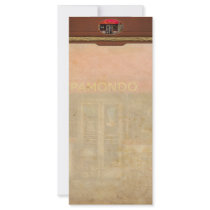 Cafe - NY - Chelsea - Mappamondo Rack Card Template