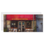 Cafe - NY - Chelsea - Mappamondo Custom Rack Card
