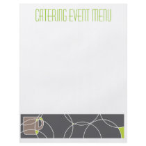 Cafe or catering menu template personalized flyer