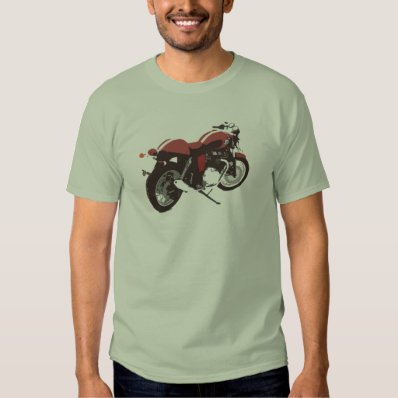 cafe racer motocylce t shirt