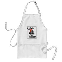 Cafe Racer Ton Up Redhead aprons by scooterfun Cafe Racer Ton Up Redhead aprons