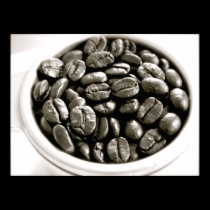 Cafe Series - Beans in Filter Poster posters
