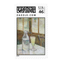 Café table with absinth Postage