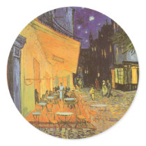 Cafe Terrace at Night by Vincent van Gogh Sticker