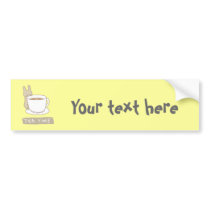 cafe time bumper stickers