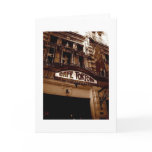 Cafe Tortoni Blank Greeting Card