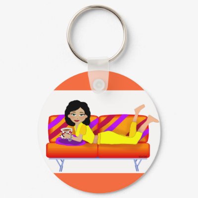Caffe Diva Keychain by nextstopitaly