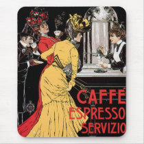 Caffe Espresso Vintage Coffee Drink Ad Art Mousepad