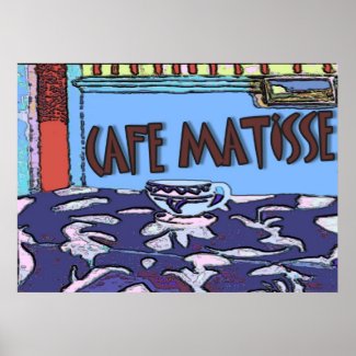Caffee Matisse Sign print