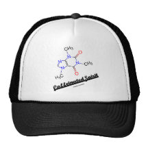 Caffeinated Spirit (Caffeine Chemical Molecule) Trucker Hats