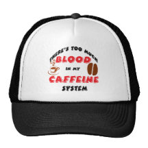 Caffeine addict trucker hats