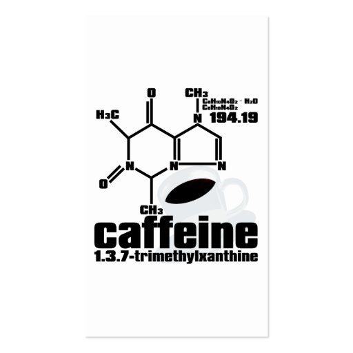 Caffeine Business Card (back side)