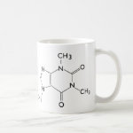 Caffeine Chemical Structure Coffee Mug Caffeine Chemical Structure Coffee Mug
