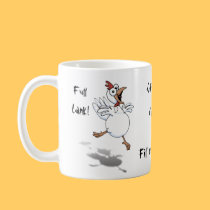 Caffeine Chick! Fill 'er up, please! mugs by graphicdoodles Caffeine Chick! Fill 'er up, please! mugs