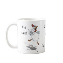 Caffeine Chick! Fill 'er up, please! Coffee Mug