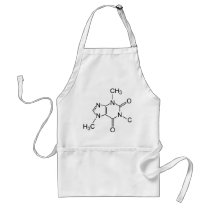 Caffeine Coffee Molecule Apron