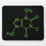 Caffeine Coffee Molecule Mousepads