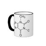 Caffeine Coffee Molecule mugs