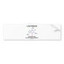 Caffeine Crosses The Blood Brain Barrier Bumper Sticker