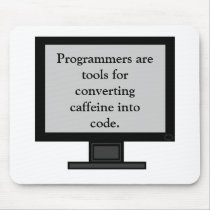 Caffeine into Code Mousepad by Superstarbing Caffeine into Code Mousepad