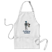 Caffeine Junkie aprons by Alessandra55 Caffeine Junkie aprons