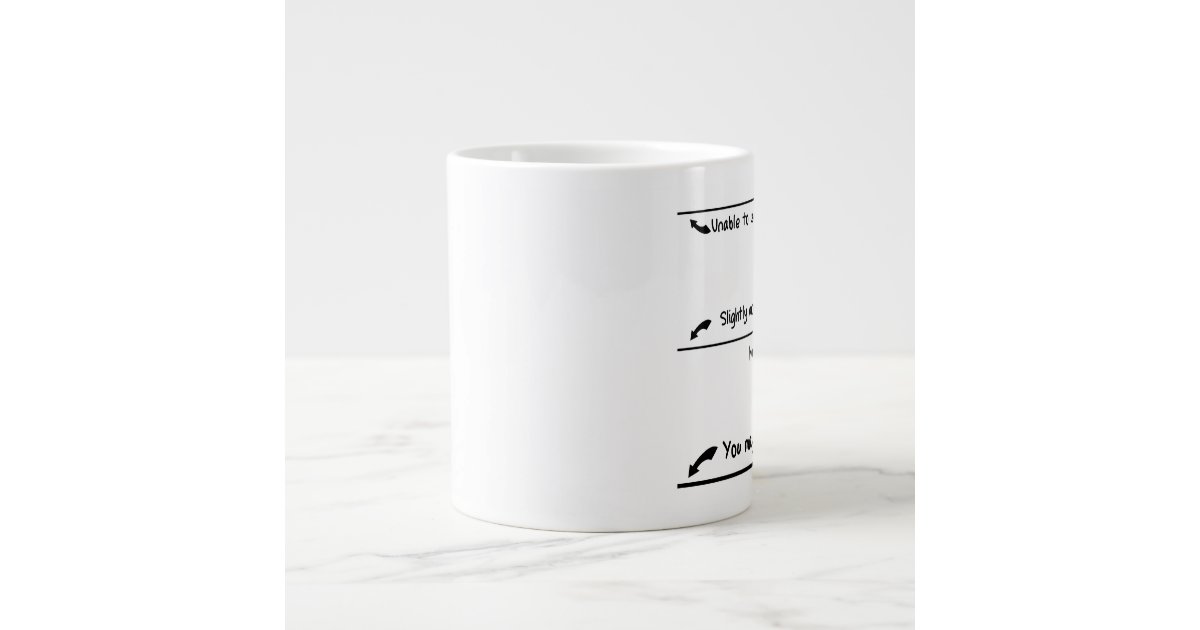 Caffeine Level Measurements Giant Coffee Mug Zazzle