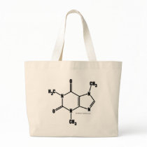 Caffeine Molecular Structure Bags