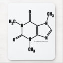 Caffeine Molecular Structure mousepads