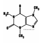 Caffeine Molecular Structure Tshirt