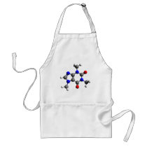 Caffeine Molecule 3D structure Aprons