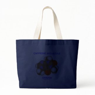 Caffeine Molecule Dream (Caffeine Molecule 3D) bag