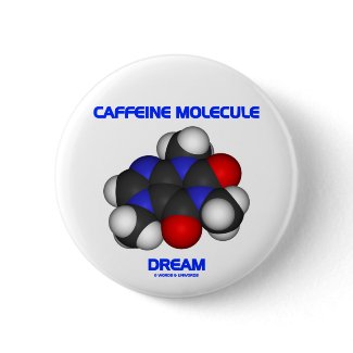 Caffeine Molecule Dream (Caffeine Molecule 3D) button