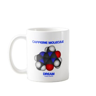 Caffeine Molecule Dream (Caffeine Molecule 3D) mug
