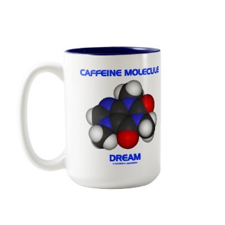 Caffeine Molecule Dream (Caffeine Molecule 3D) mug